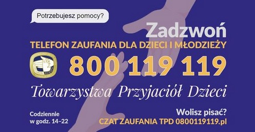 Towarzystwo Przyjaciół Dzieci Telefon zaufania