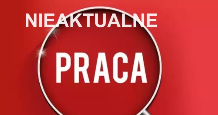 zdjęcie nieaktualnego ogłoszenia o pracę