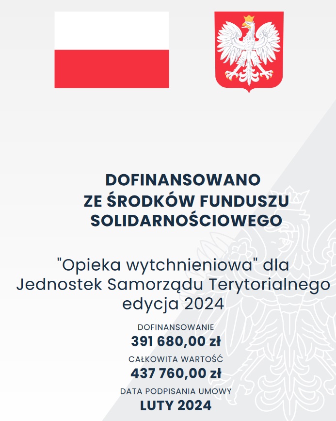 plakat programu Opieka wytchnieniowa dla JST edycja 2024