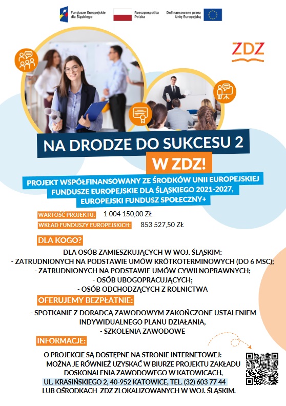 plakat projektu Na drodze do sukcesu 2