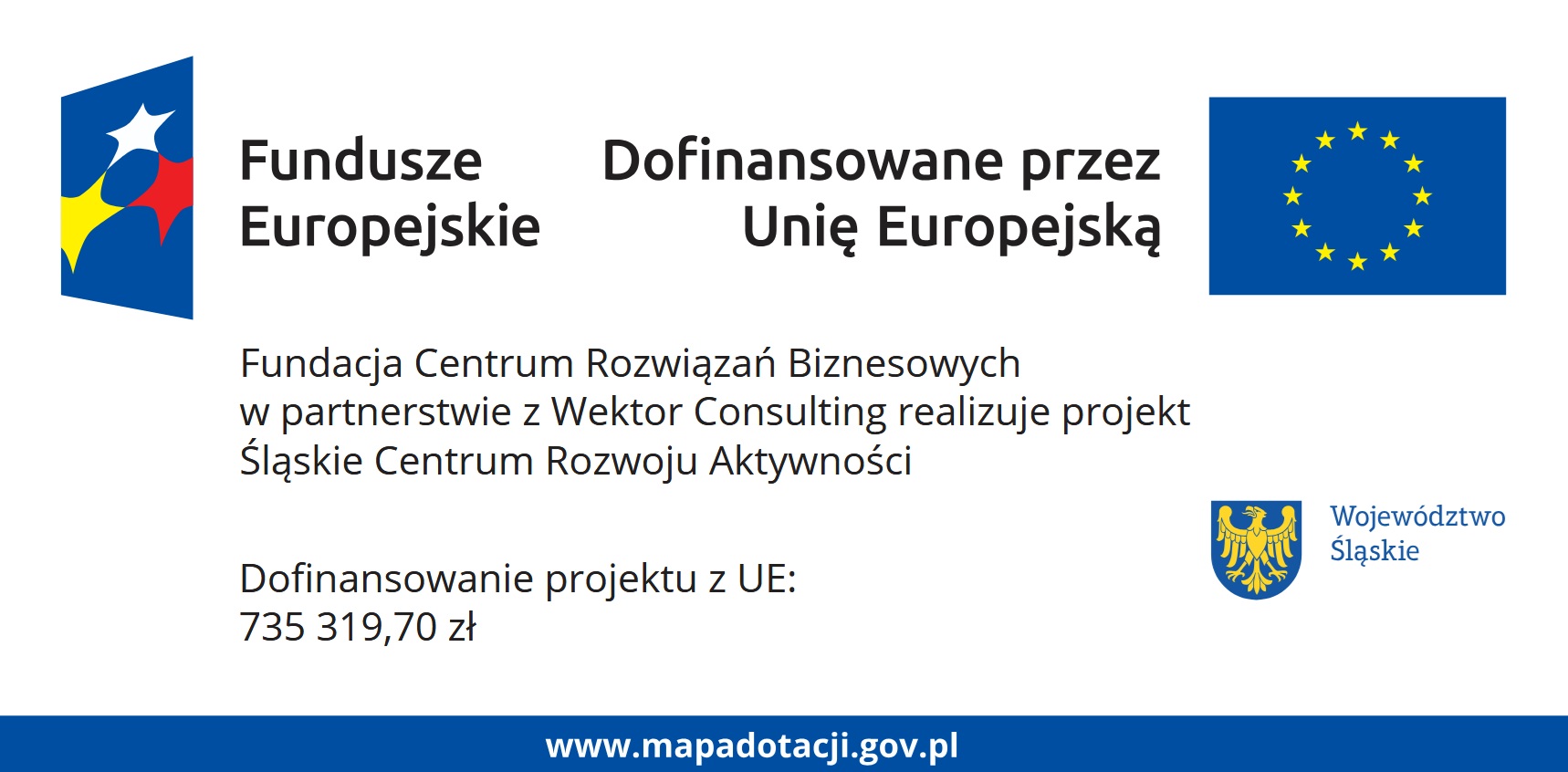 plakat FE Fundacji Centrum Rozwiązań Biznesowych