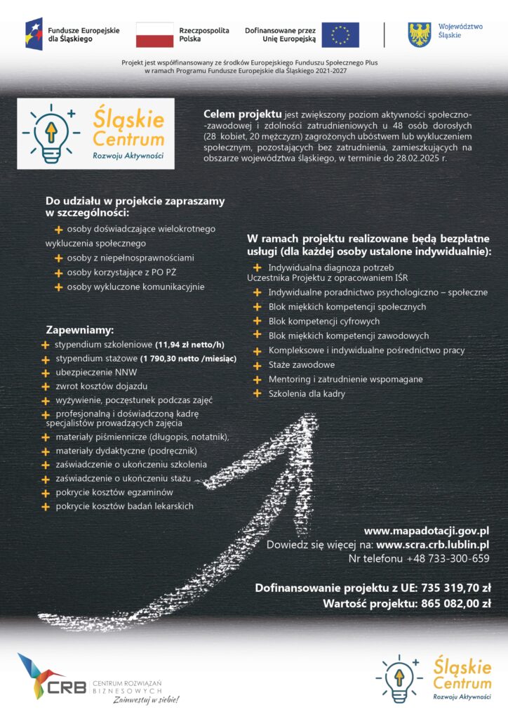 plakat promocyjny ŚCRA