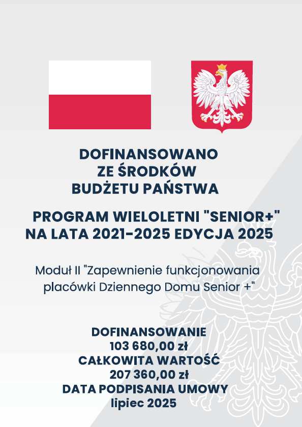 Plakat Programu wieloletniego Senior edycja 2025